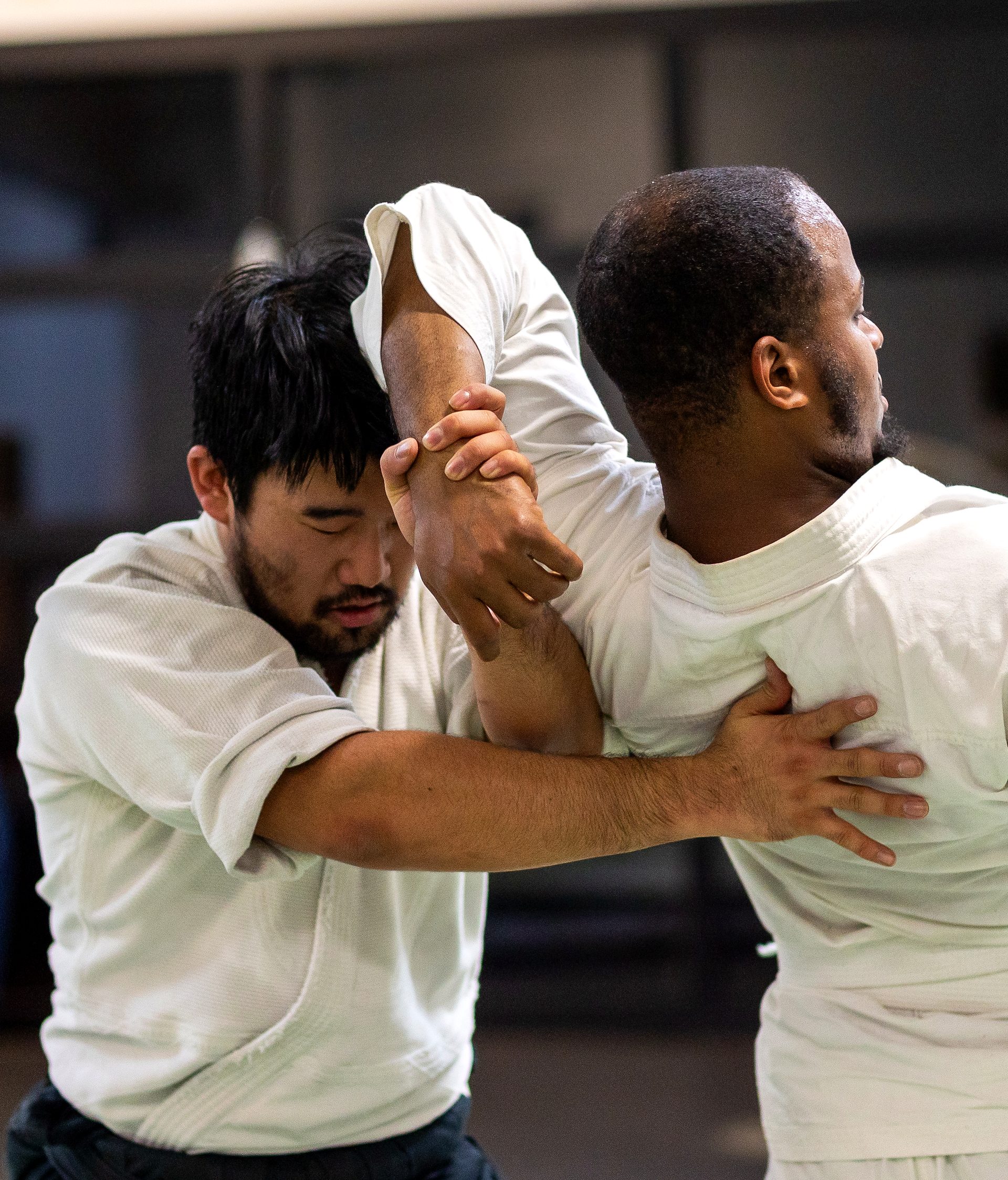Aikido throw at Lemon Hill Aikido
